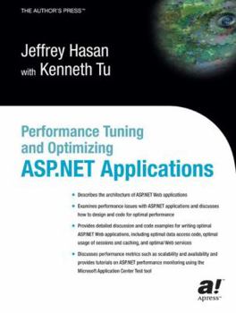 Paperback Performance Tuning and Optimizing ASP.Net Applications Book