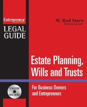 Paperback Estate Planning, Wills and Trusts : For Business Owners and Entrepreneurs (Entrepreneur Legal Guides) Book