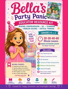 Paperback Bella's Party Panic Educator Resource Kit Book