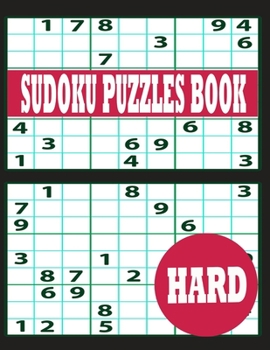 Paperback Sudoku Puzzle Book: Hard Sudoku Puzzle Book including Instructions and answer keys - Sudoku Puzzle Book for Adults Book