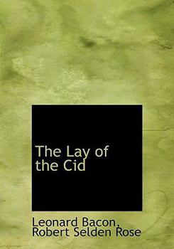 Hardcover The Lay of the Cid Book