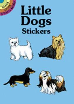 Paperback Little Dogs Stickers Book