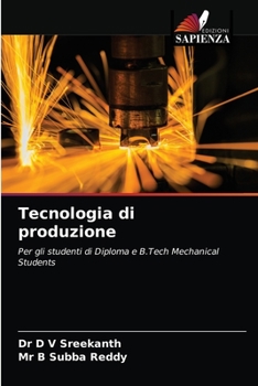 Paperback Tecnologia di produzione [Italian] Book