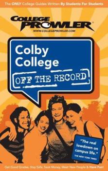 Paperback Colby College (College Prowler Guide) Book