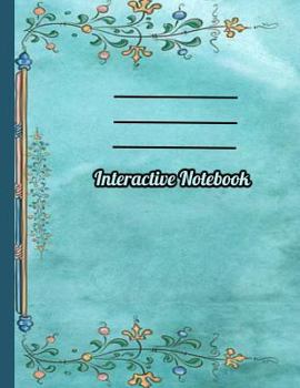 Paperback Interactive Notebook: Inb Template Composition Book: Pre-Made Table of Contents, Numbered Pages, Sketch Paper (Left Output), Wide Ruled (Rig Book