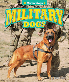 Library Binding Military Dogs Book