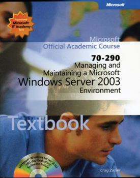 Paperback 70-290: Managing and Maintaining a Microsoft Windows Server 2003 Environment Package Book