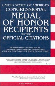 Hardcover United States of America's Congressional Medal of Honor Recipients and Their Official Citations Book