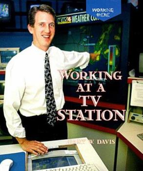 Paperback Working at a TV Station Book