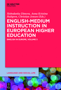 Hardcover English-Medium Instruction in European Higher Education Book