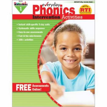 Paperback Everyday Phonics Intervention Activities Grade 1 Book Teacher Resource Book