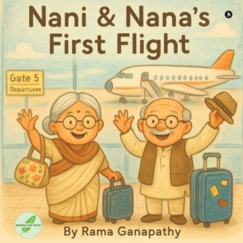 Paperback Nani and Nana's First Flight Book