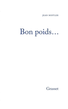 Paperback Bon poids [French] Book