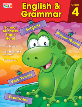 Paperback English & Grammar Workbook, Grade 4 Book
