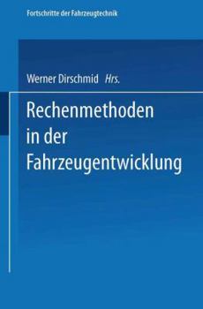 Paperback Rechenmethoden in Der Fahrzeugentwicklung [German] Book