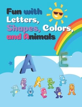 Paperback Fun with Letters, Shapes, Colors, and Animals: My First Toddler Coloring Book