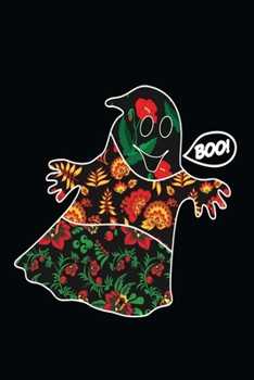 Notebook: These Halloween beautiful 6 x 9 Composition Notebook 190-page Journal books are lined to standard wide-ruled margins with a table of ... each topic.Boo Color Ghost Halloween Book 7