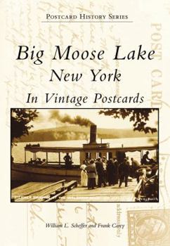 Paperback Big Moose Lake, New York in Vintage Postcards Book