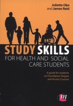 Paperback Study Skills for Health and Social Care Students Book