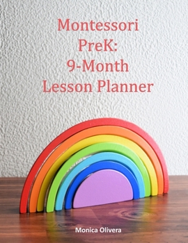 Paperback Montessori PreK: 9-Month Lesson Planner Book