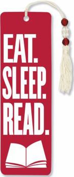 Bookmark Beaded Bkmk Eat, Sleep Read Book