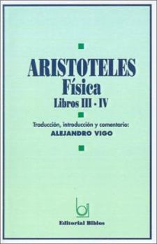 Paperback Aristoteles: Fisica Libros Iii-IV (Spanish Edition) [Spanish] Book
