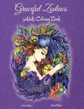 Paperback Graceful Zodiacs: Adult Coloring Book