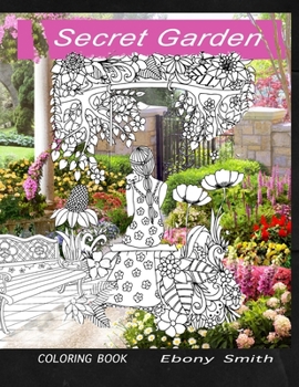 Paperback SECRET GARDEN Coloring Book: Flower coloring book