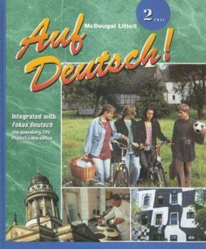 Hardcover Auf Deutsch!: Student Edition Level 2 Level 2-Zwei 2001 [German] Book