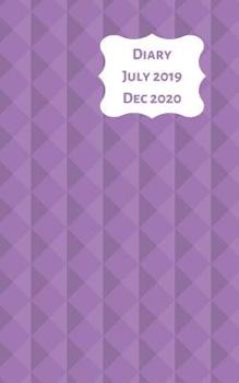 Diary July 2019 Dec 2020: 5x8 week to a page 18 month diary. Space for notes and to do list on each page. Perfect for teachers, students and small business owners. Purple design