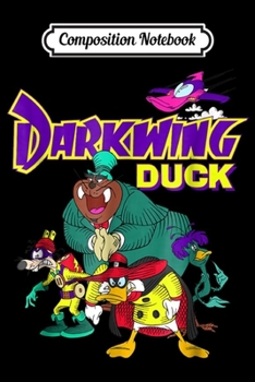 Paperback Composition Notebook: Disney's Darkwing Duck Graphic Journal/Notebook Blank Lined Ruled 6x9 100 Pages Book