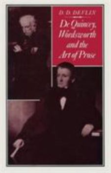 Paperback de Quincey, Wordsworth and the Art of Prose Book