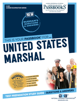 Paperback United States Marshal (C-853): Passbooks Study Guide Volume 853 Book
