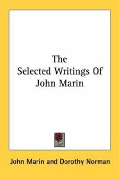 Paperback The Selected Writings of John Marin Book