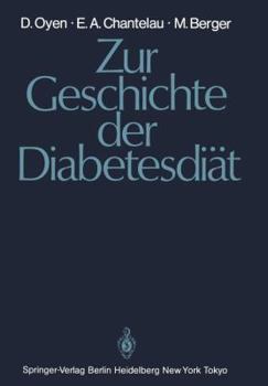 Paperback Zur Geschichte Der Diabetesdiät [German] Book