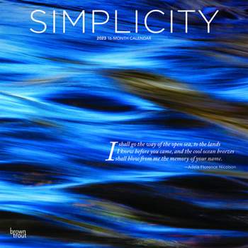 Calendar Simplicity 2023 Square Book