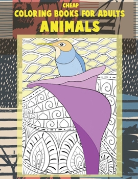 Paperback Coloring Books for Adults Cheap - Animals Book