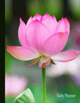 Planner: 2020 - 2021 Egyptian Bean Lotus Flower Daily Planner | Nymphaea Nelumbo Water Lily Flowering Plant Cover | January 20 - December 20 | Writing ... | Plan Days, Set Goals & Get Stuff Done