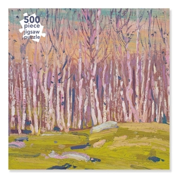 Hardcover Adult Jigsaw Puzzle Tom Thomson: Silver Birches (500 Pieces): 500-Piece Jigsaw Puzzles Book