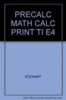 Paperback Precalc Math Calc Print Ti E4 Book