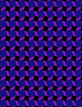 Paperback Cornell Notes Notebook: Abstract 4/Black Purple - Large 8.5"x11" - 140 Page - Cornell Note Taking System for Students - College-Ruled - Softbo Book