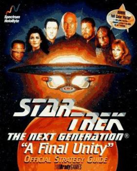 Paperback Star Trek: The Next Generation, a Final Unity, Official Strategy Guide Book