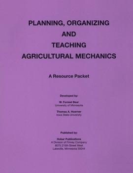 Paperback Planning Organization and Teaching Agricultural Mechanics Book