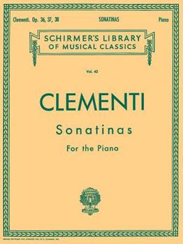 Paperback 12 Sonatinas, Op. 36, 37, 38: Schirmer Library of Classics Volume 40 Piano Solo Book