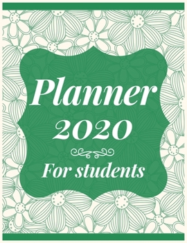 Paperback Planner 2020 for students: Jan 1, 2020 to Dec 31, 2020: Weekly & Monthly Planner + Calendar Views (2020 Pretty Simple Planners) Book