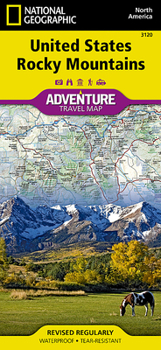 Map United States, Rocky Mountains Map Book