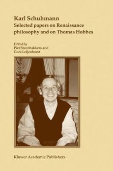 Hardcover Selected Papers on Renaissance Philosophy and on Thomas Hobbes Book