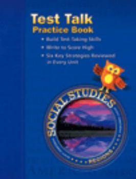 Hardcover Social Studies 2003 Test Talk Practice Book Grade 4 Regions Book