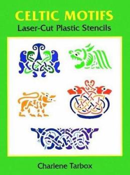 Paperback Celtic Motifs Laser-Cut Plastic Stencils Book