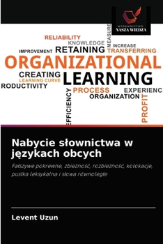 Paperback Nabycie slownictwa w j&#281;zykach obcych [Polish] Book